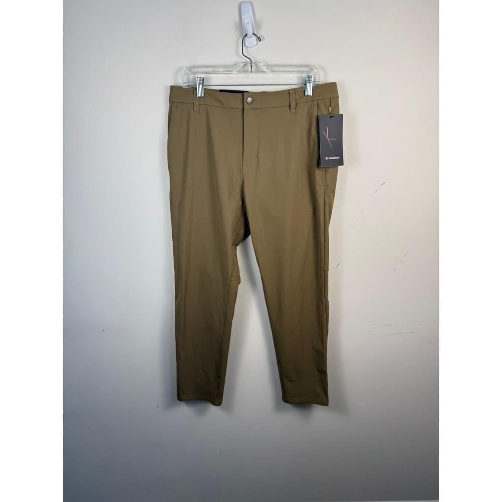 Lululemon Commission Pant Classic 34x30 Warpstreme Artifact Brown LM5A49S NWT